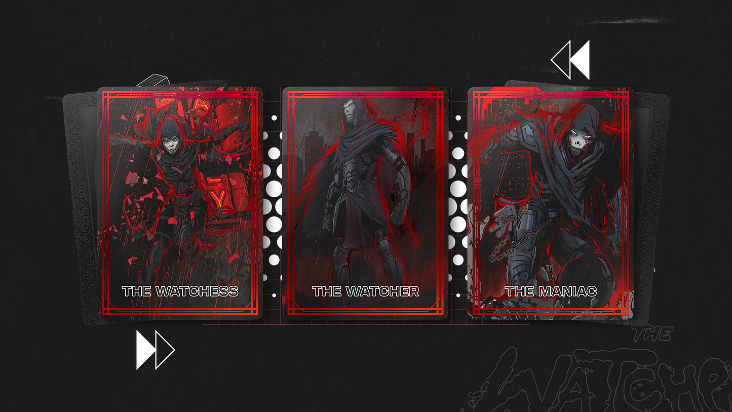 THE WATCHERS COLLECTORS CARD (3-PACK)